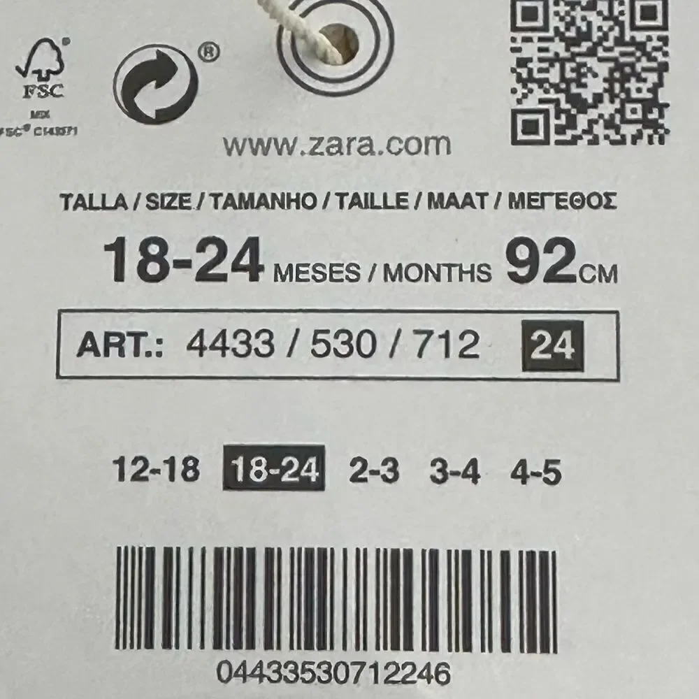 ZARA Kids | Ecru | STRAIGHT LEG JEANS